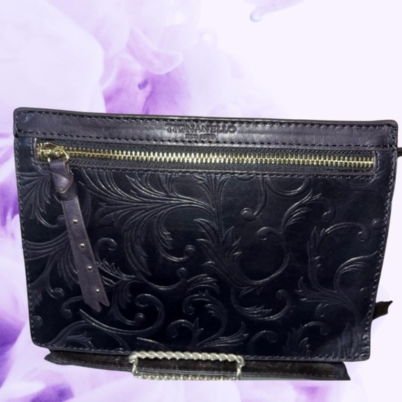 Tignanello Mojave Belt Bag, Dark Eggplant Purple *** RFID-Protected ***, NWOT - Picture 2 of 13